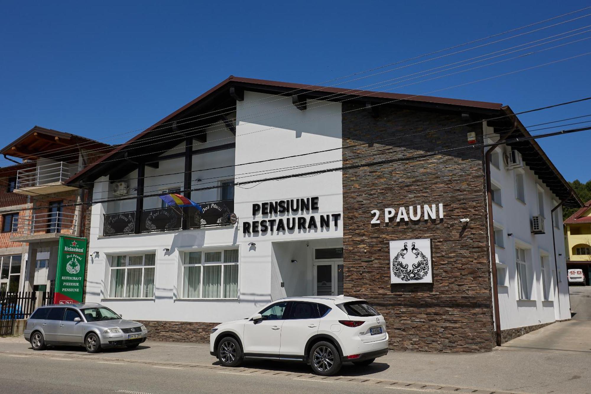 Pensiune Restaurant Pizzerie 2 Pauni Borşa Extérieur photo